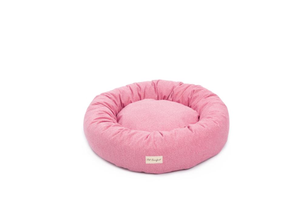Pet Comfort Orta Irk İç Mekan Köpek Yatağı Pembe