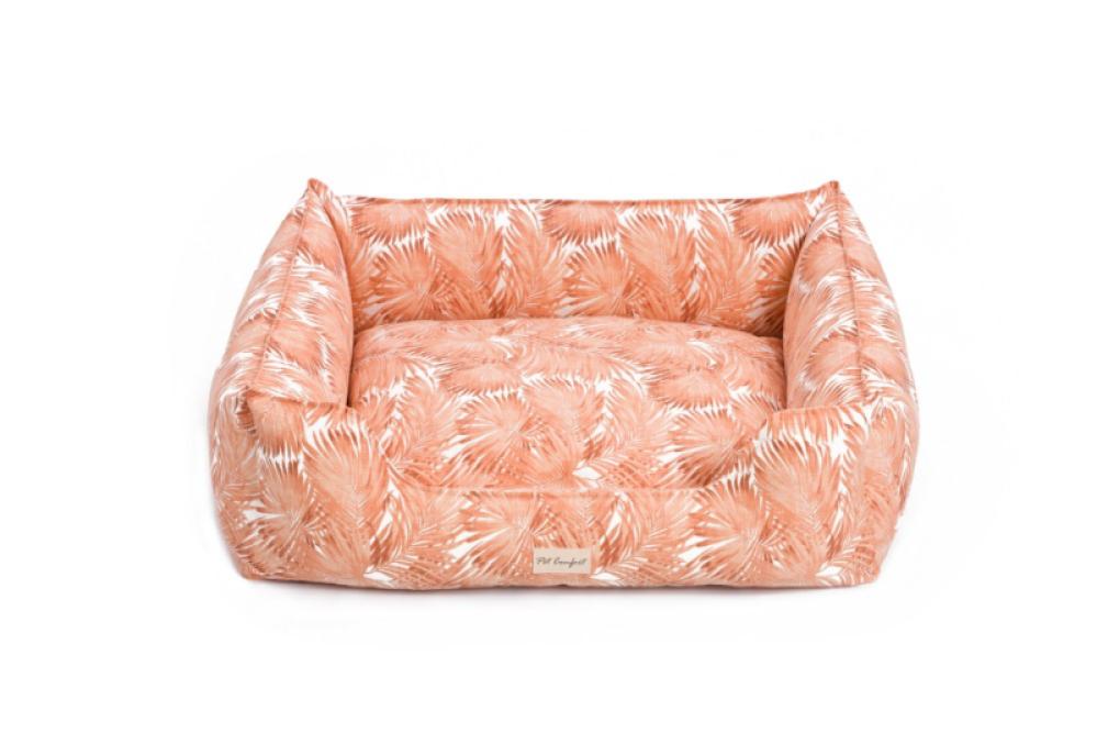 Pet Comfort Alpha Merta 03 L Büyük Irk İç Mekan Köpek Yatağı Beyaz-Turuncu