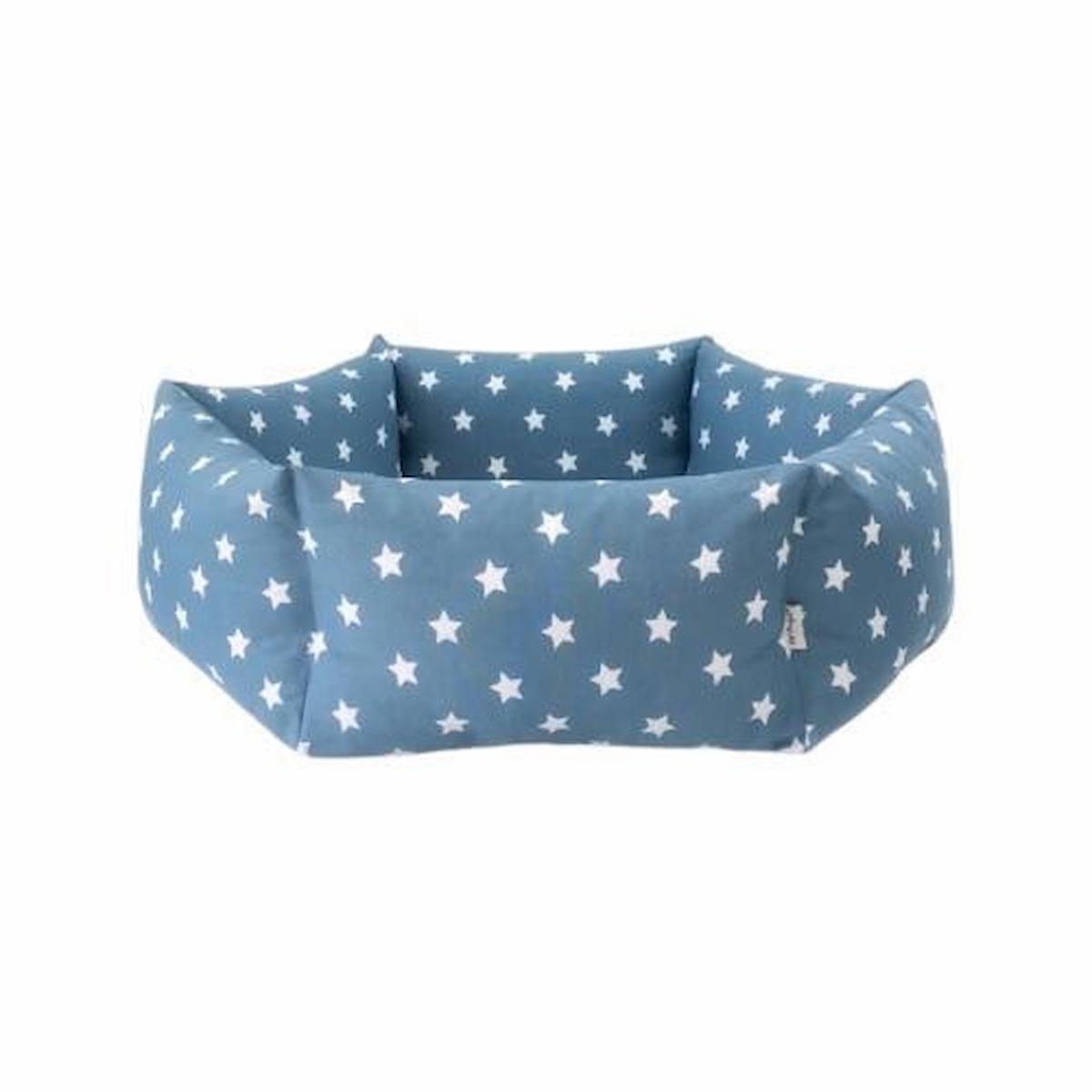Pet Comfort Tokyo Merta Star Büyük Irk İç Mekan Köpek Yatağı Mavi