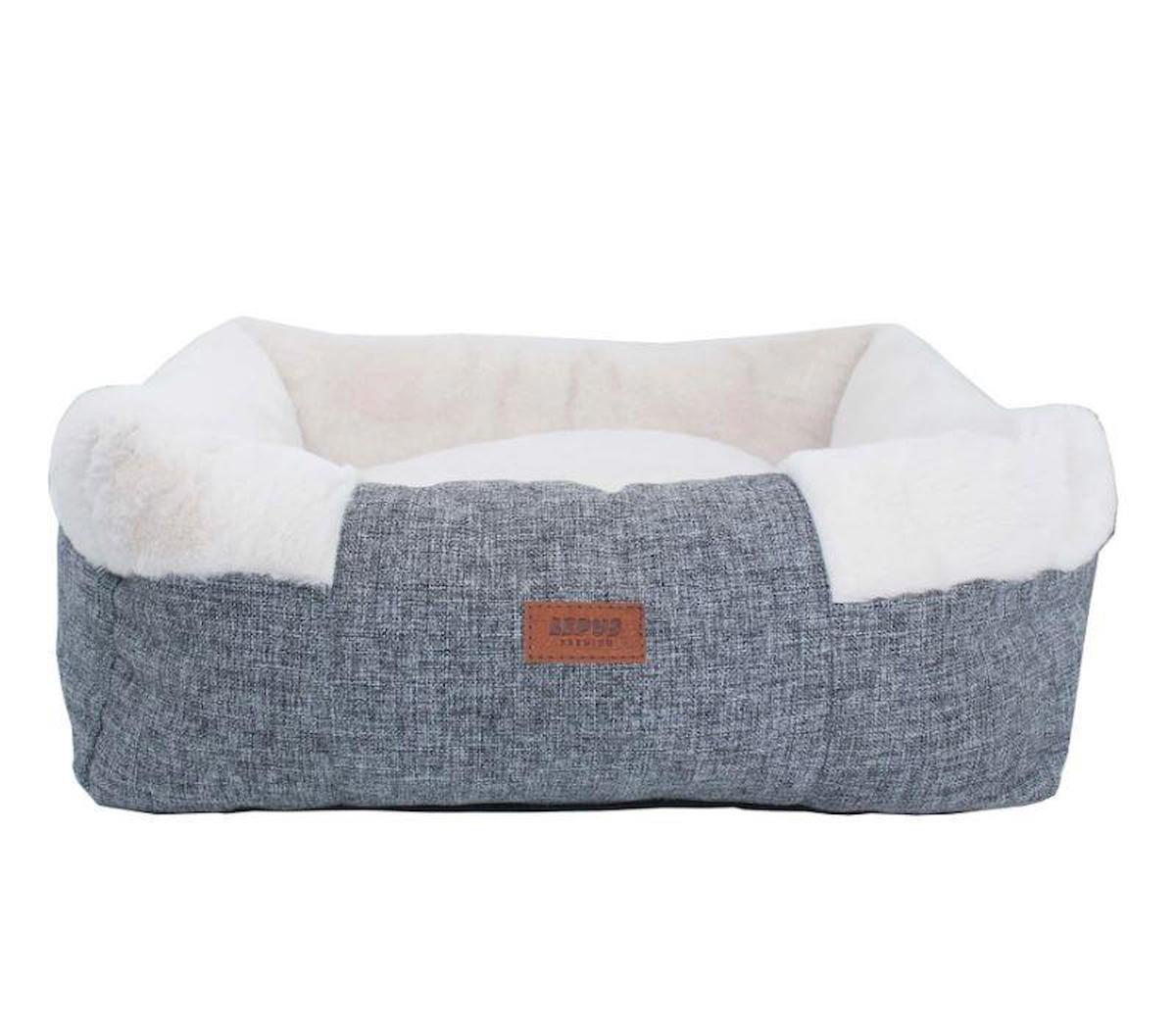 Lepus Luxe Comfort XL Büyük Irk İç Mekan Köpek Yatağı Gri