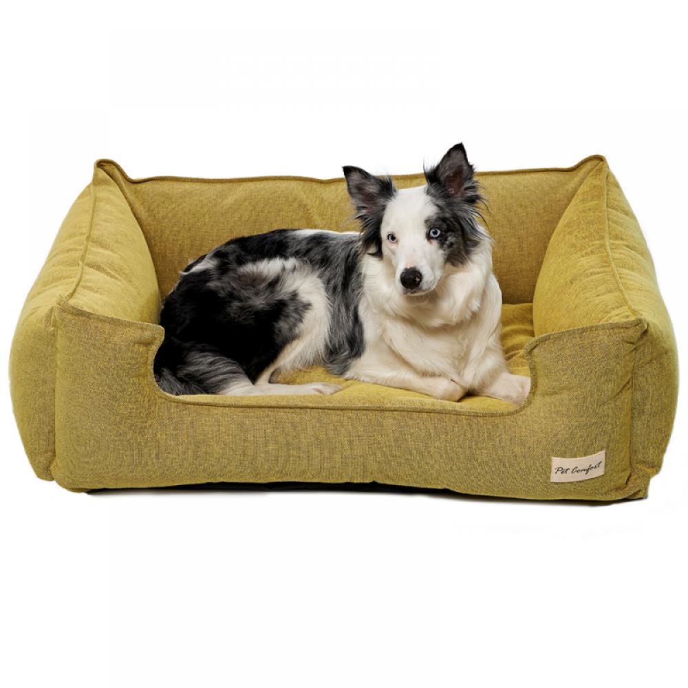 Pet Comfort Büyük Irk İç Mekan Köpek Yatağı Sarı