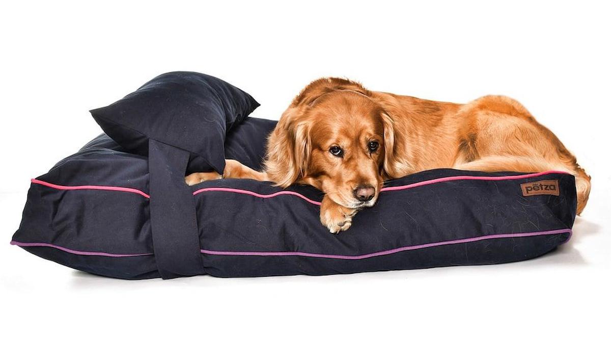 Petza Baiji L Büyük ve Orta Irk İç Mekan Köpek Yatağı Siyah