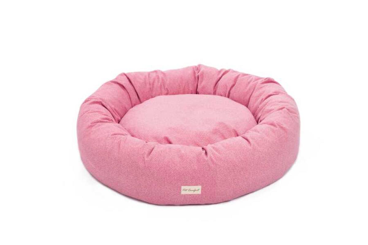 Pet Comfort Hotel Nidus 08 L Büyük Irk İç Mekan Köpek Yatağı Pembe