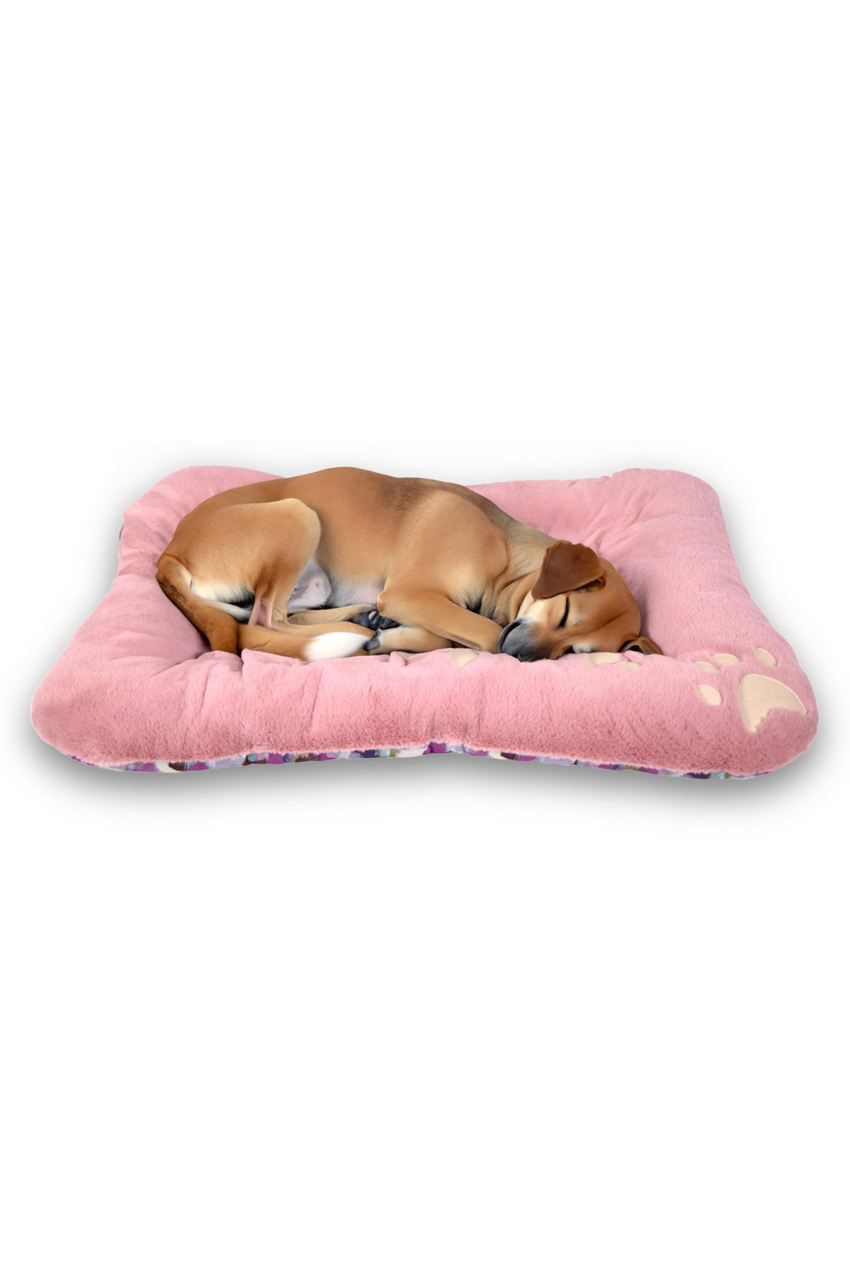 Jungo Pets Puffy Orta Irk İç Mekan Köpek Yatağı Pembe