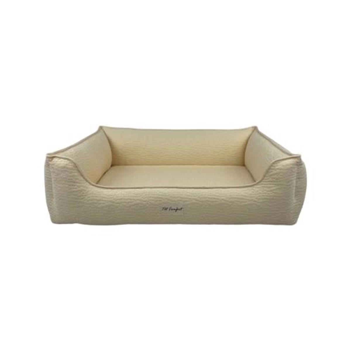 Pet Comfort Bravo Siena XL Ortopedik Büyük Irk İç Mekan Köpek Yatağı Ekru