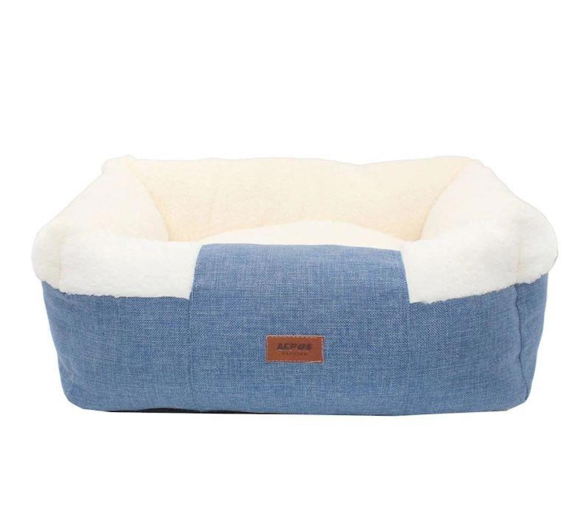 Lepus Luxe Comfort XL Büyük Irk İç Mekan Köpek Yatağı Mavi