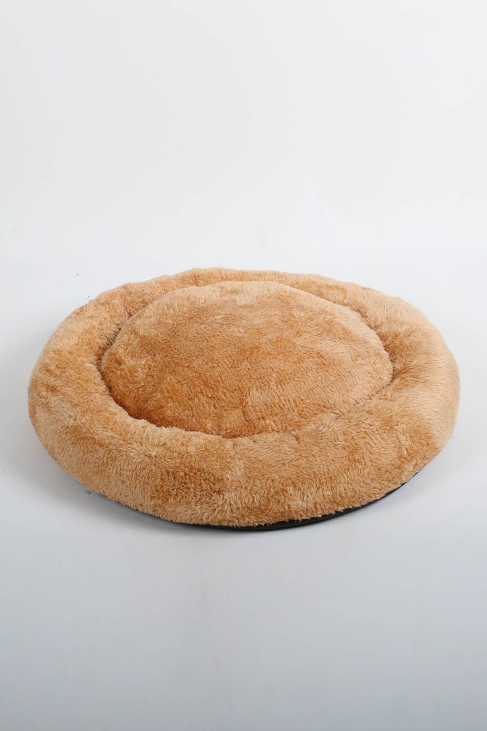 Cookie Pet Sherpa Küçük ve Orta Irk İç Mekan Köpek Yatağı Hardal