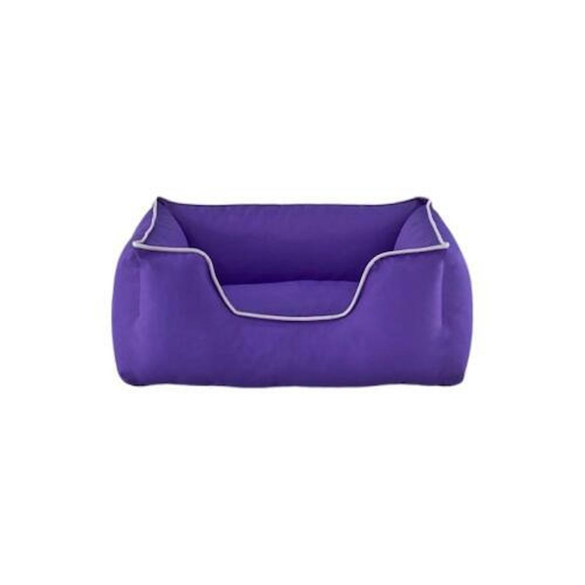 Pet Comfort Küçük Irk Dış Mekan Köpek Yatağı Beyaz-Mor