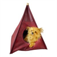 Kemique Three Küçük Irk İç Mekan Köpek Yatağı Bordo