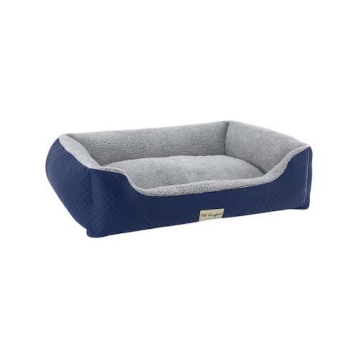 Pet Comfort Bravo Duo Mirinda L Büyük Irk İç Mekan Köpek Yatağı Gri-Mavi