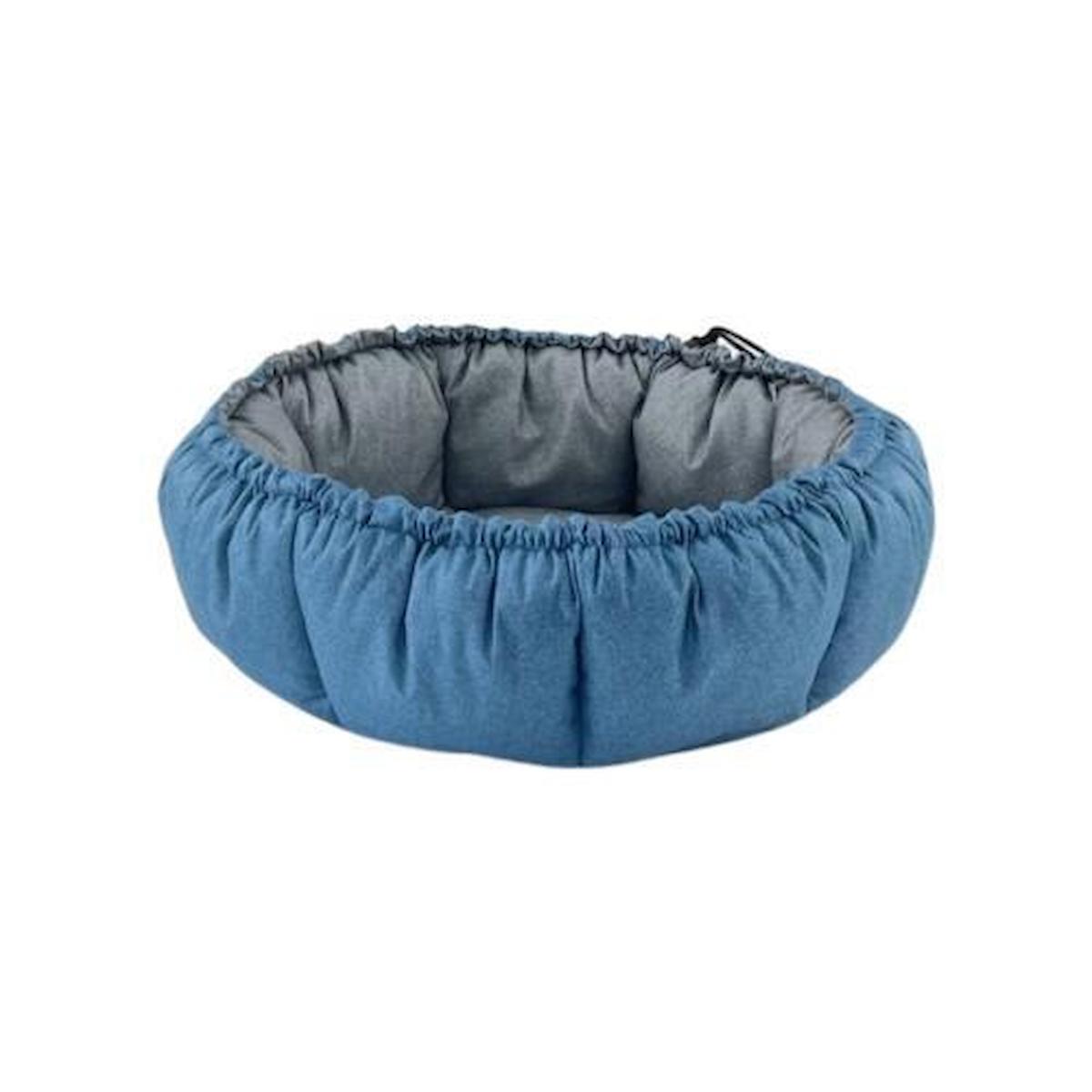 Pet Comfort Büyük Irk İç Mekan Köpek Yatağı Gri-Mavi