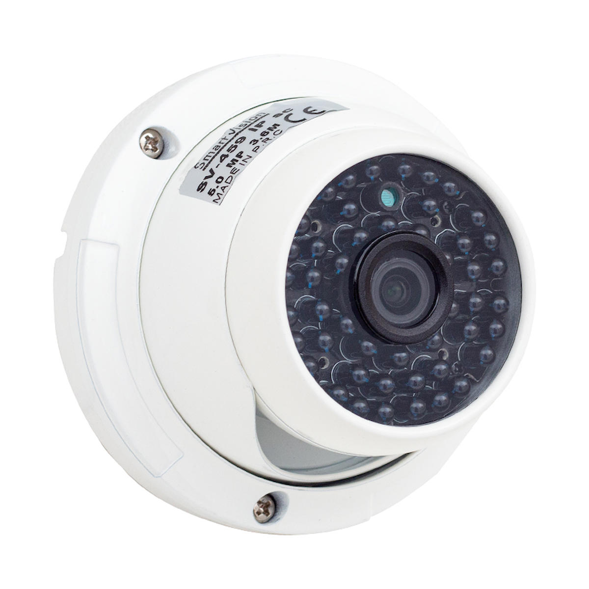 SmartVision SV-459 Ethernet Mini 1 Kameralı 360 Derece Dönen Gece Görüşlü İç Mekan Kablolu Güvenlik Kamerası