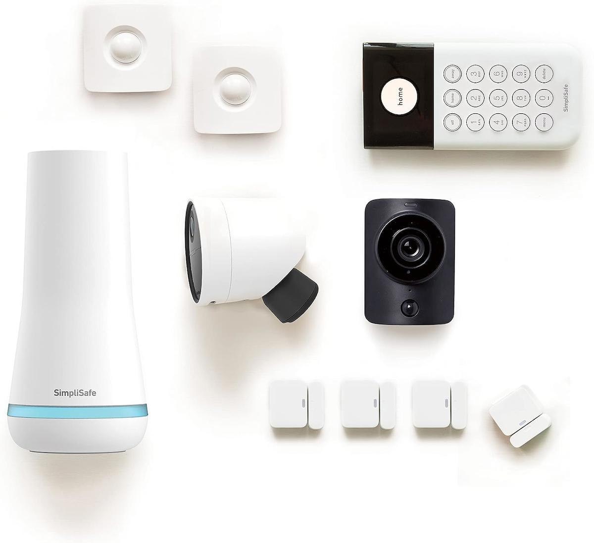 SimpliSafe Ethernet Mini 1 Kameralı 360 Derece Dönen Gece Görüşlü IP İç Mekan Kablosuz Güvenlik Kamerası
