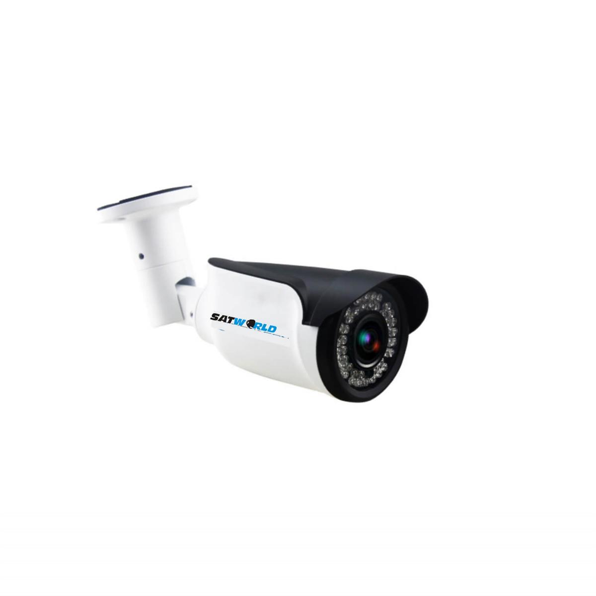 Satworld SW-Y348 Ethernet Mini 1 Kameralı 360 Derece Dönen Gece Görüşlü Dış Mekan Kablolu Güvenlik Kamerası