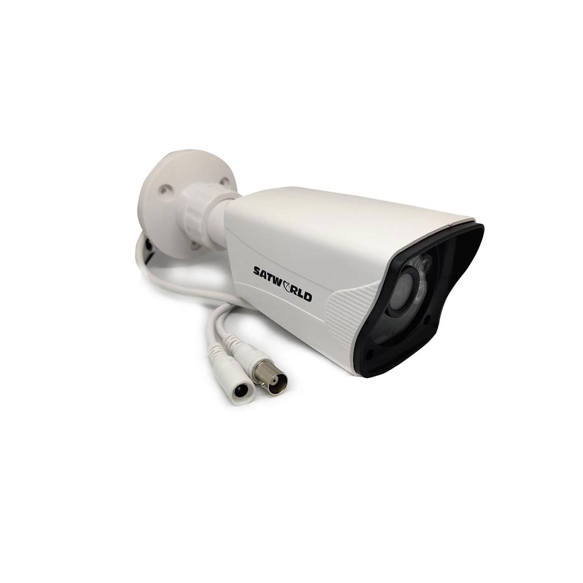 Satworld SW-6237 Ethernet Mini 1 Kameralı 360 Derece Dönen Gece Görüşlü Dış Mekan Kablolu Güvenlik Kamerası