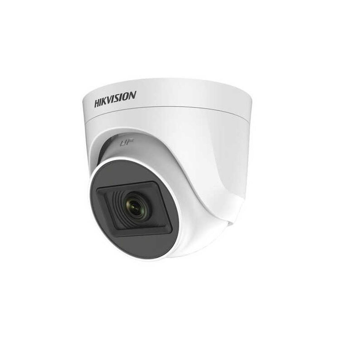 Hikvision DS-2CE76H0T-ITPFS Ethernet Mini 1 Kameralı 360 Derece Dönen Gece Görüşlü IP Dış Mekan Kablolu Güvenlik Kamerası
