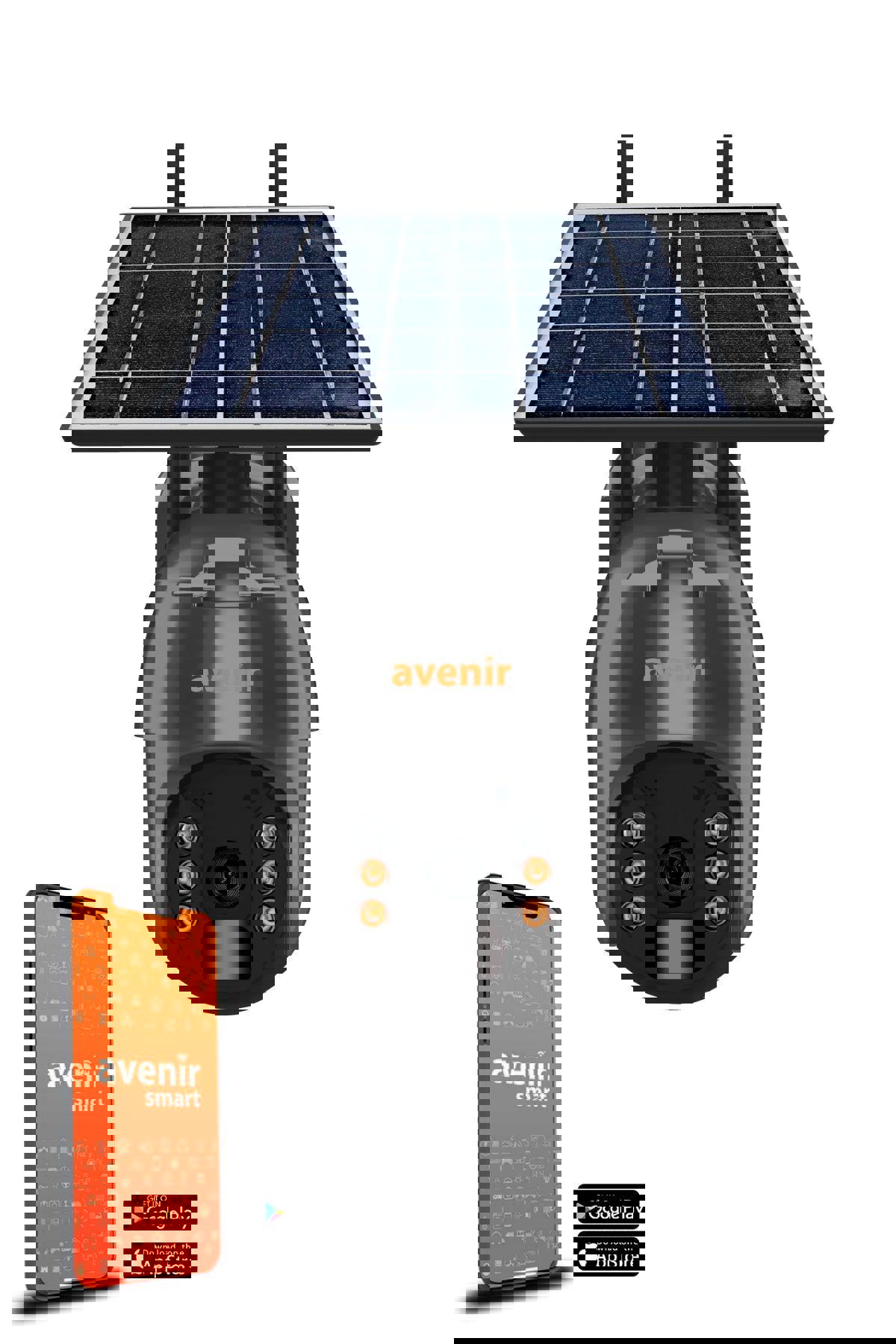 Avenir Av-S250 Ethernet Güneş Enerjili 1 Kameralı Dış Mekan Kablosuz Güvenlik Kamerası