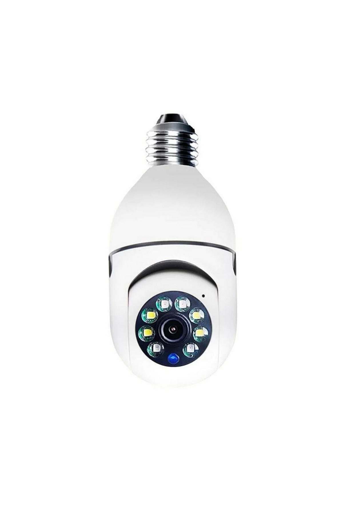Vothoon Ethernet Mini 1 Kameralı 360 Derece Dönen Gece Görüşlü İç Dış Mekan Kablosuz Güvenlik Kamerası