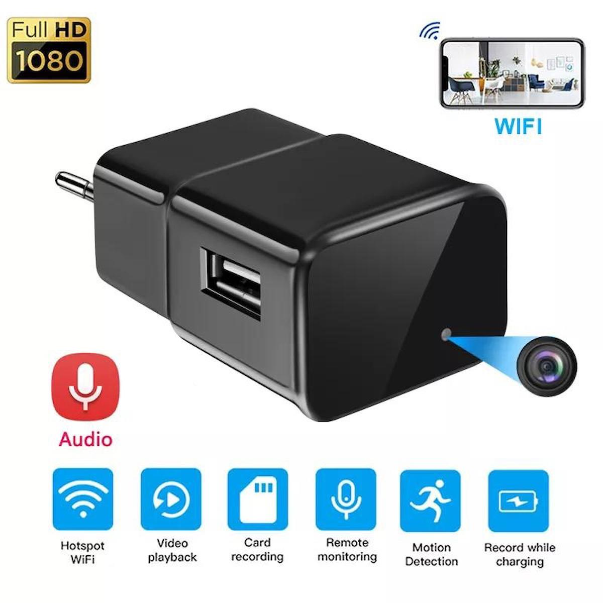 Kingboss Ethernet Mini 1 Kameralı IP İç Mekan Kablosuz Güvenlik Kamerası