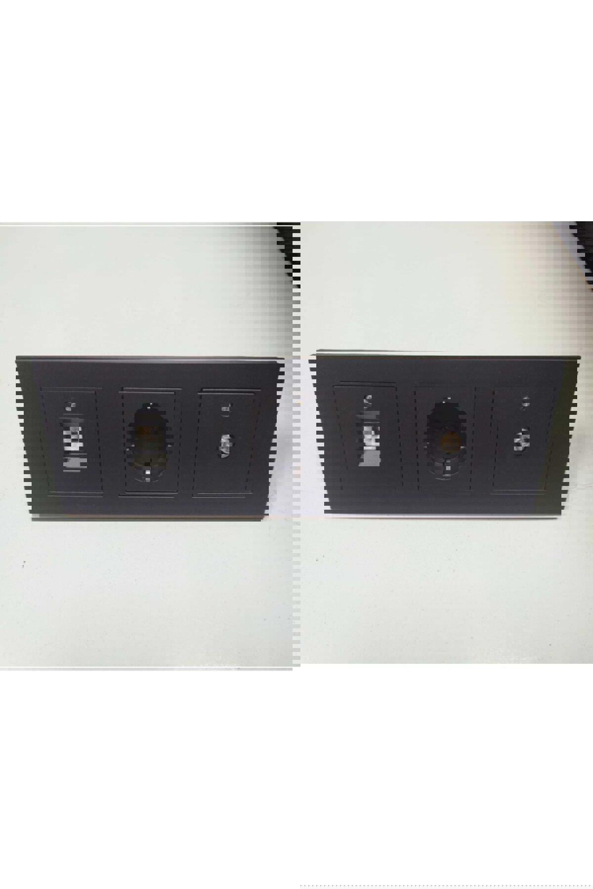 Ovivo 3'lü Soket Tekli USB Kablosuz Tekli Akım Korumalı Priz
