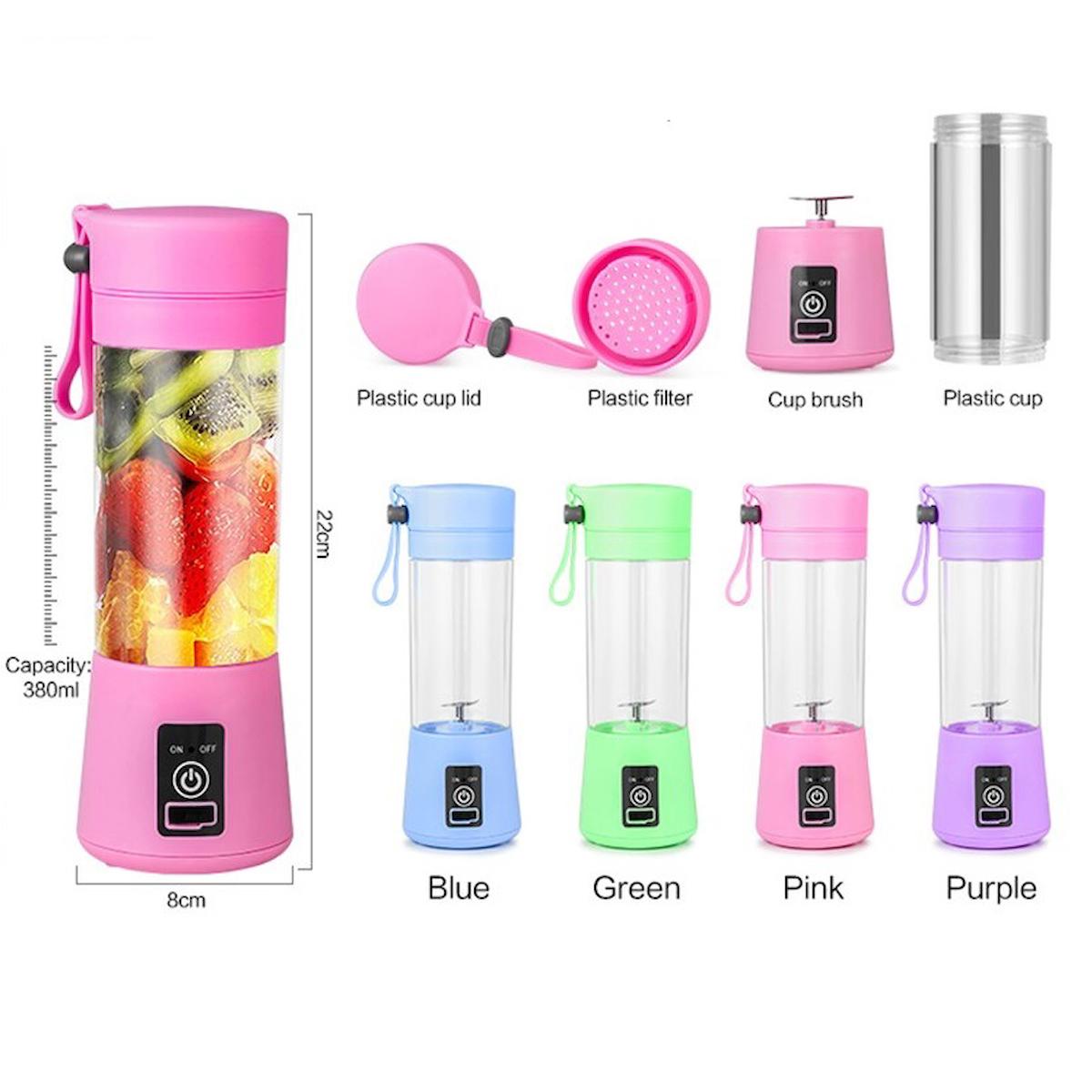 BSSM 380 ml Çift Bıçaklı Tekli Blender Mavi