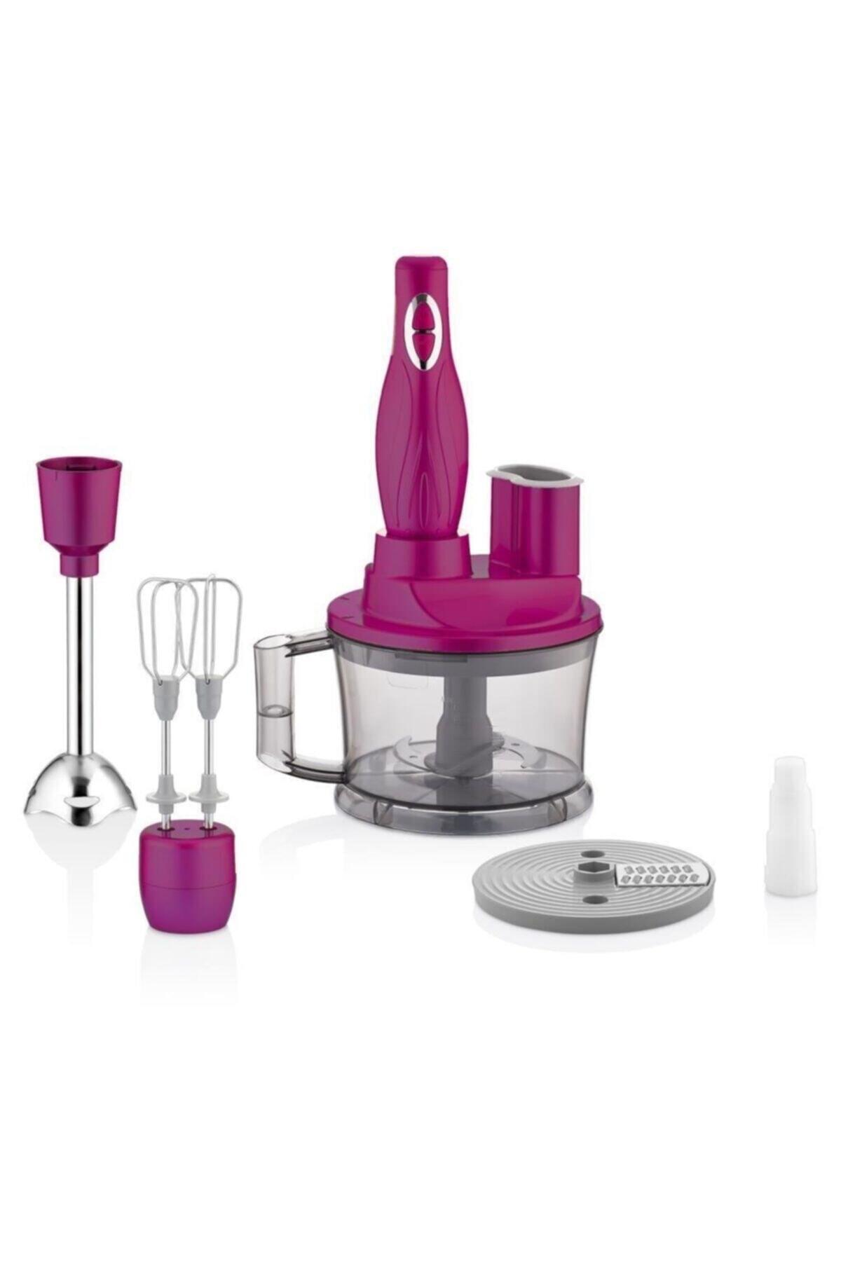 Aryıldız 40003 Blendermania Plus 1 lt Turbolu Çift Bıçaklı Blender Seti Mor