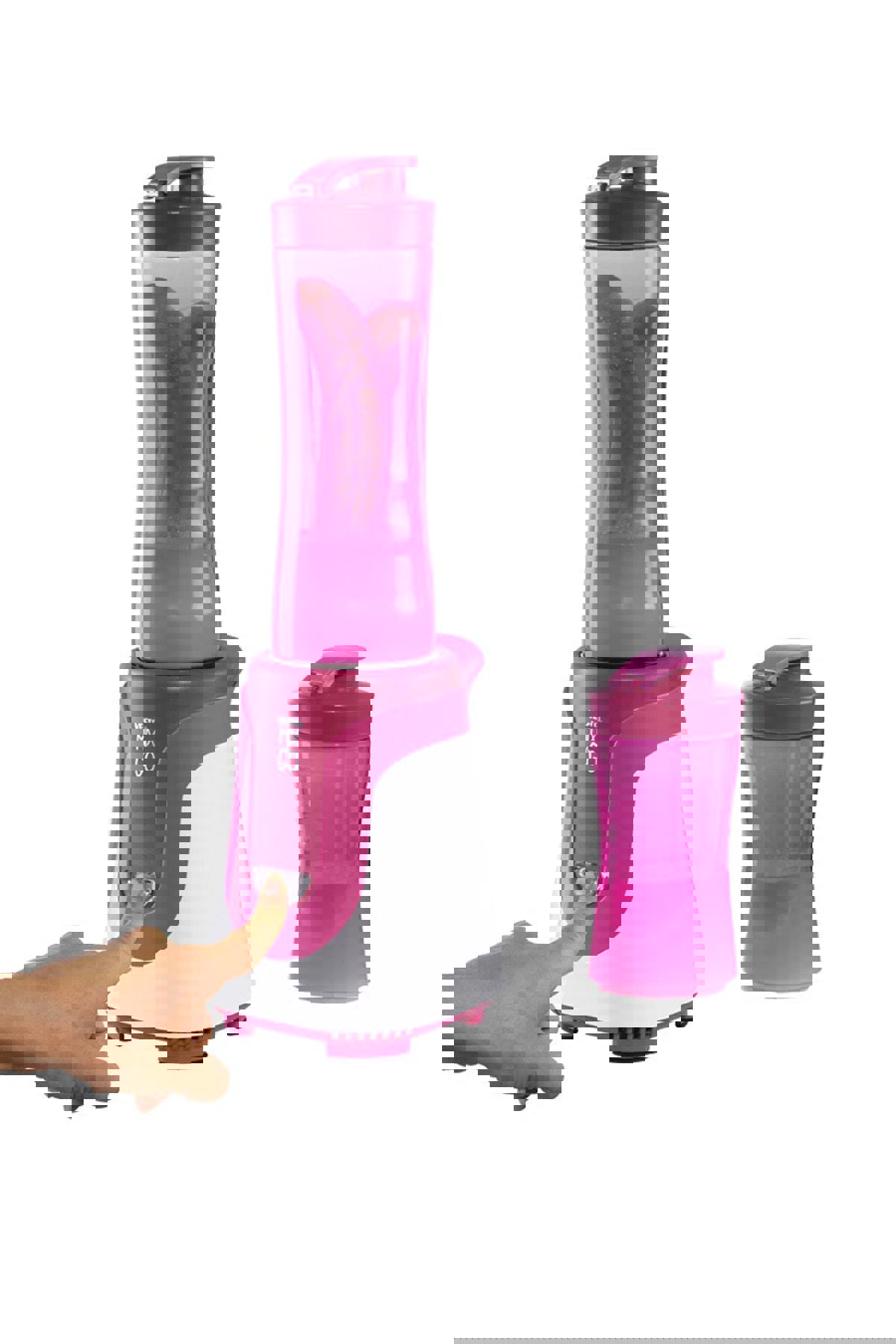 By Hanedan 600 ml Çift Bıçaklı Blender Seti Pembe