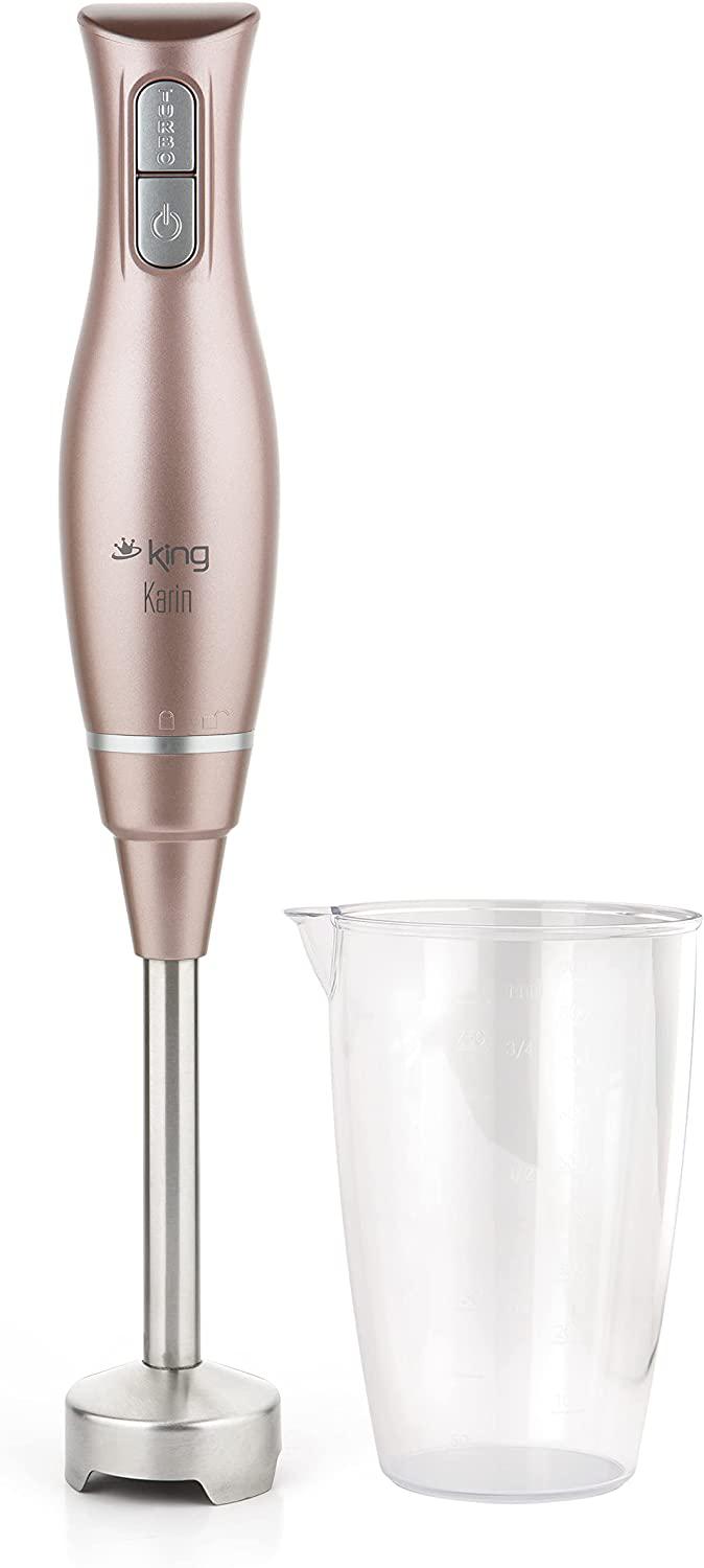 King Keb979 4 Bıçaklı El Blender Rose