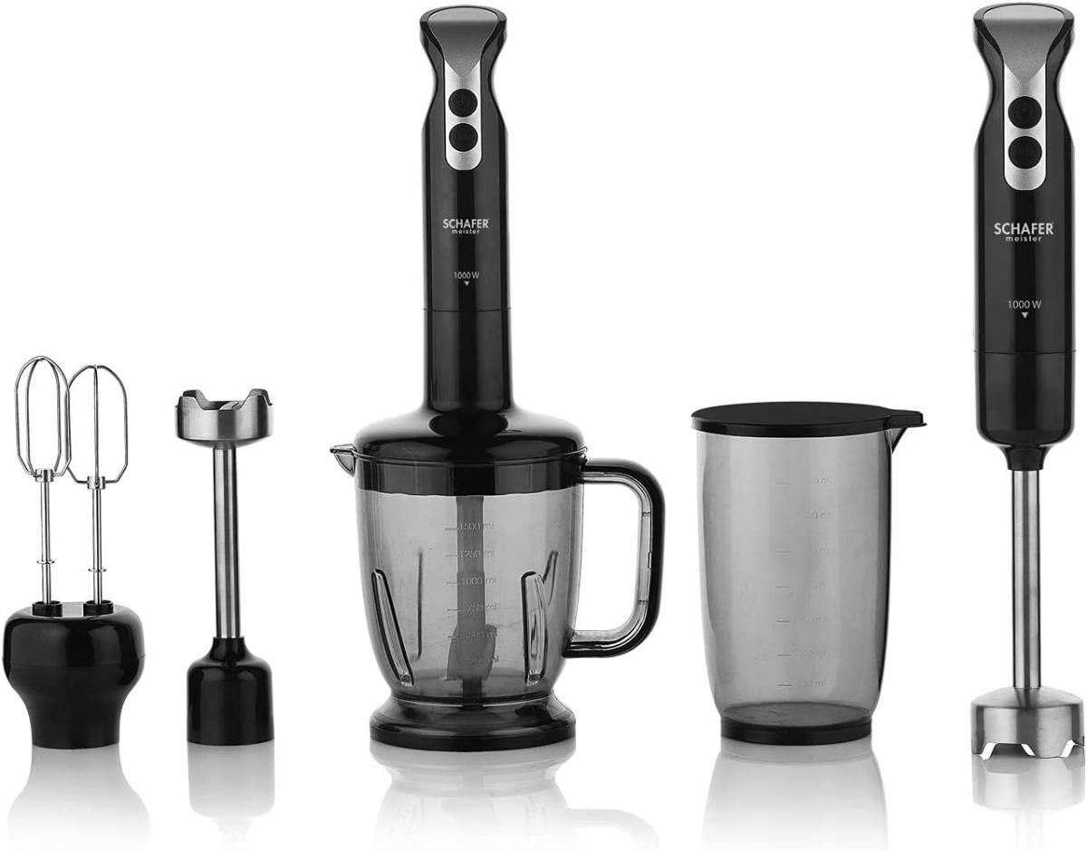 Schafer 1S056-25023-Kmz01 1.5 lt Turbolu Çift Bıçaklı Sürahili Blender Kırmızı