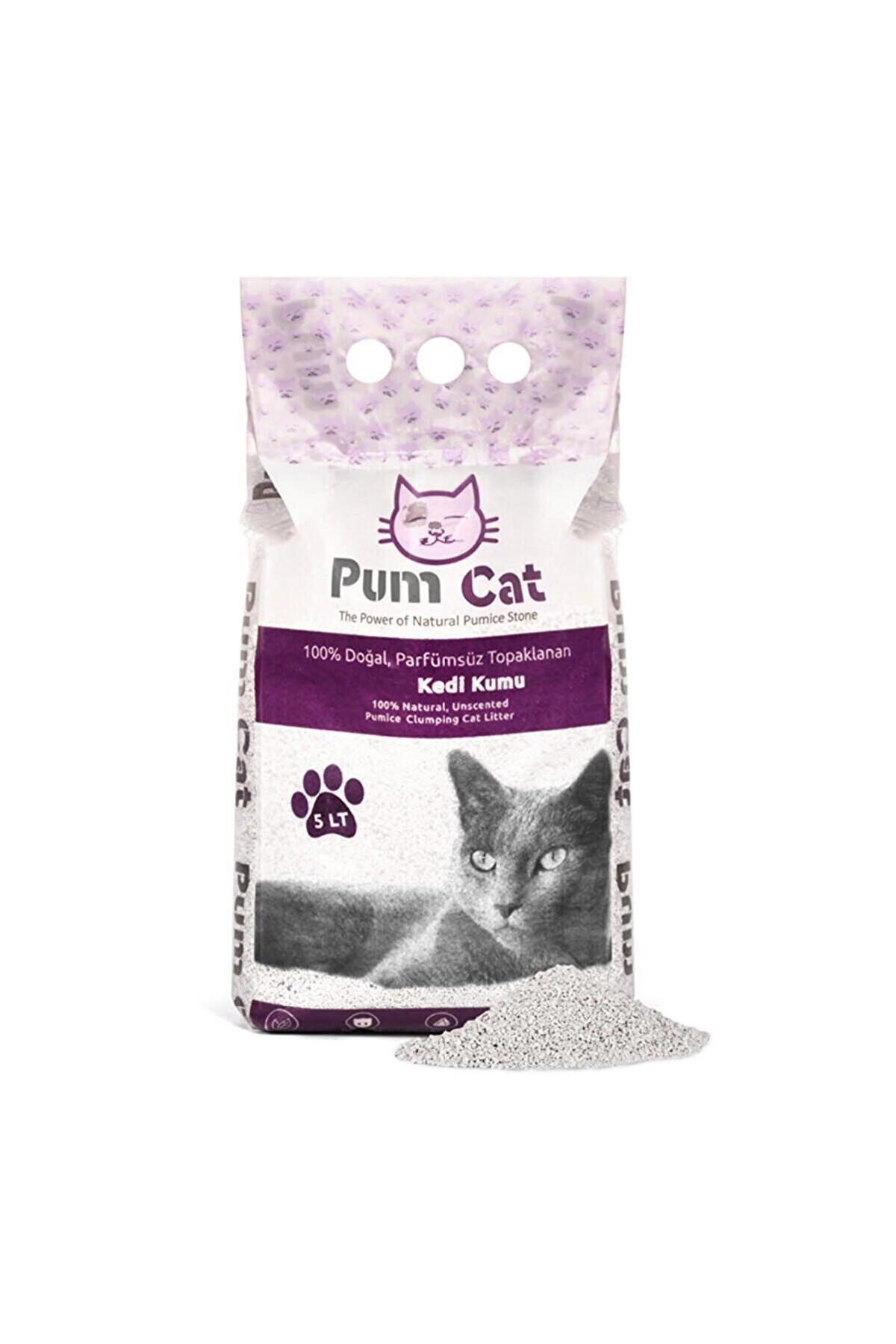 Pumice World Kokusuz Topaklanan İnce Taneli Bentonit Kedi Kumu 5 lt