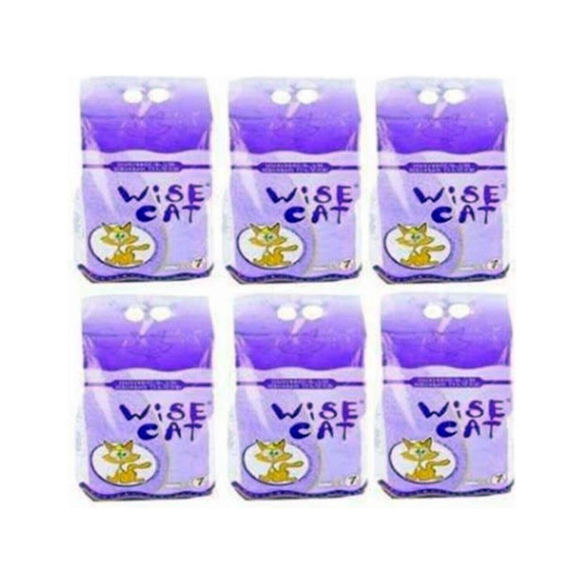 Wise Cat Kokusuz Kalın Taneli Diatomit Kedi Kumu 6 x 3 kg