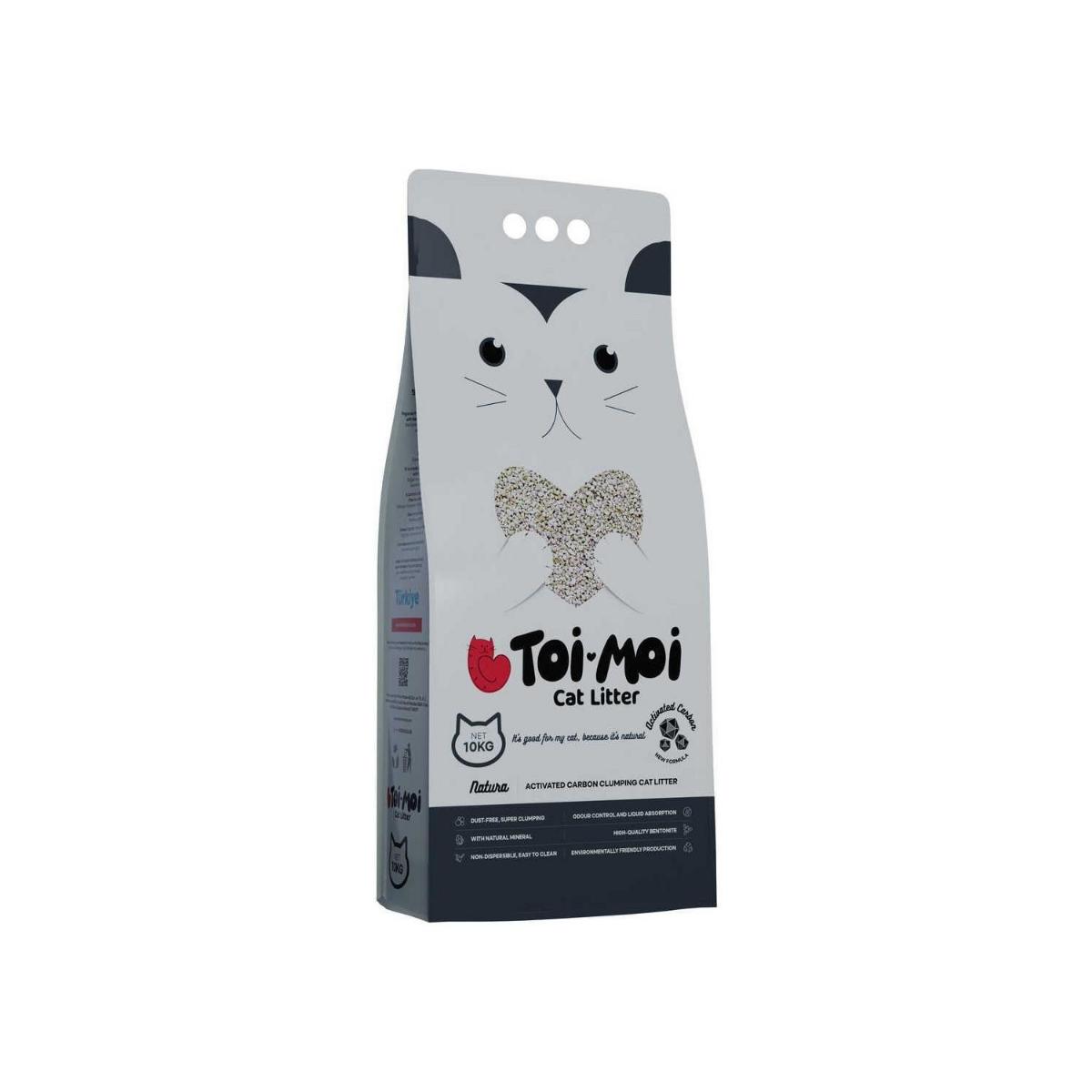 Toi Moi Topaklanan İnce Taneli Bentonit Kedi Kumu 10 kg