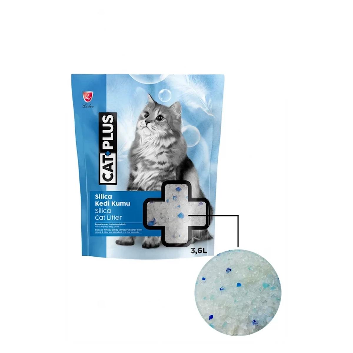 Catplus Kristal - Silika Kedi Kumu 3.6 lt