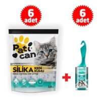Patican Kokusuz Kalın Taneli Kristal - Silika Kedi Kumu 6 x 3.8 lt