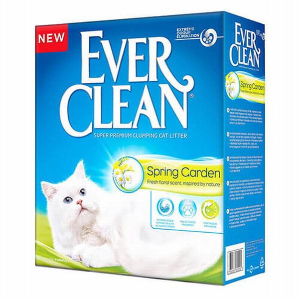Ever Clean Çiçek Kokulu Topaklanan Kalın Taneli Aktif Karbonlu Kedi Kumu 2 x 6 lt