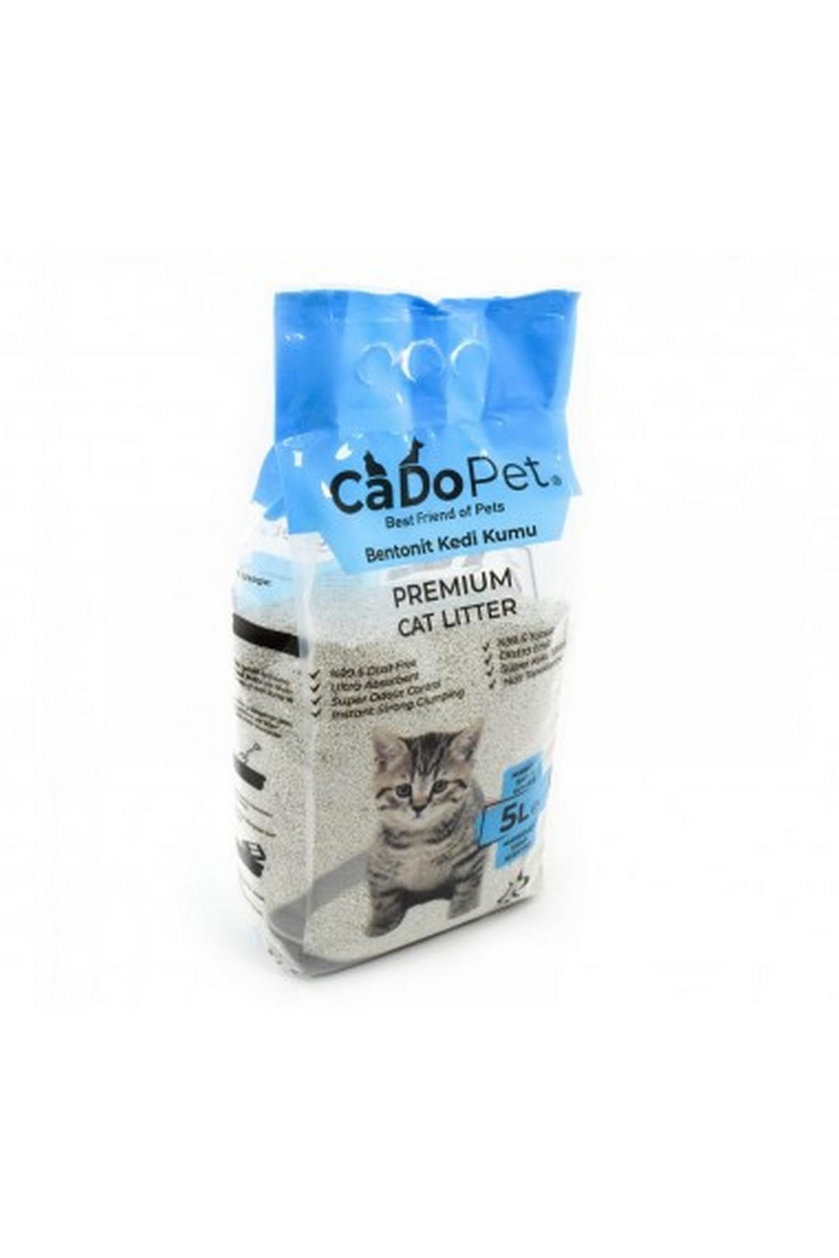 Cado Pet Marsilya Sabunu Kokulu Topaklanan Kalın Taneli Bentonit Kedi Kumu 4 x 5 lt