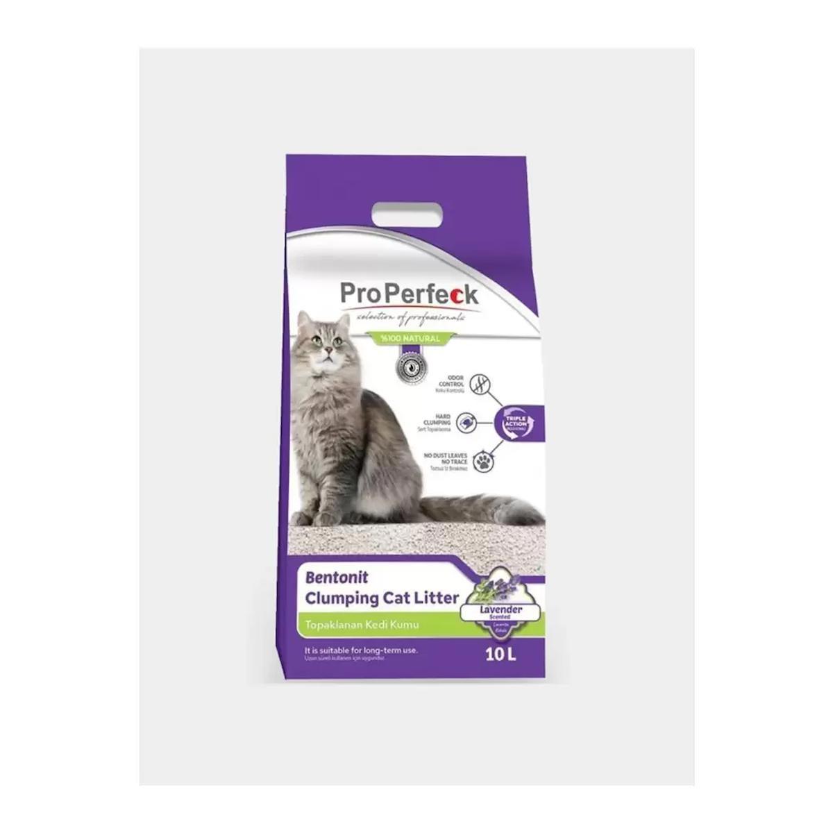 Tina Petshop Lavanta Kokulu Topaklanan Bentonit Kedi Kumu 10 lt