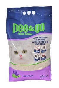 Peeq Lavanta Kokulu Topaklanan İnce Taneli Bentonit Kedi Kumu