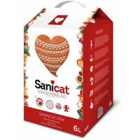 Sanicat Çam - Zencefil Kokulu Topaklanan Bentonit Kedi Kumu 6 lt