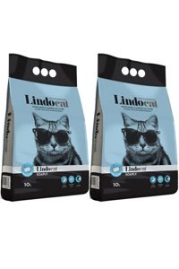 LindoCat Sabun Kokulu Topaklanan Kalın Taneli Bentonit Kedi Kumu 2 x 10 lt