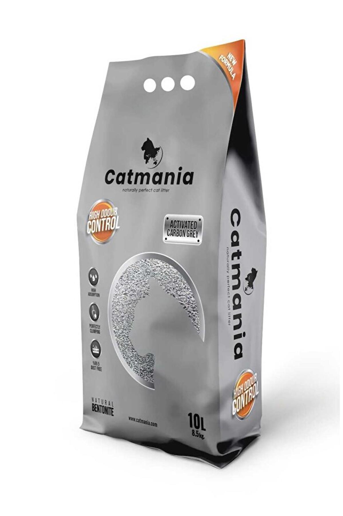 Catmania Topaklanan İnce Taneli Bentonit Kedi Kumu 10 lt