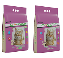 Markapet Lavanta Kokulu Topaklanan İnce Taneli Bentonit Kedi Kumu 2 x 10 lt