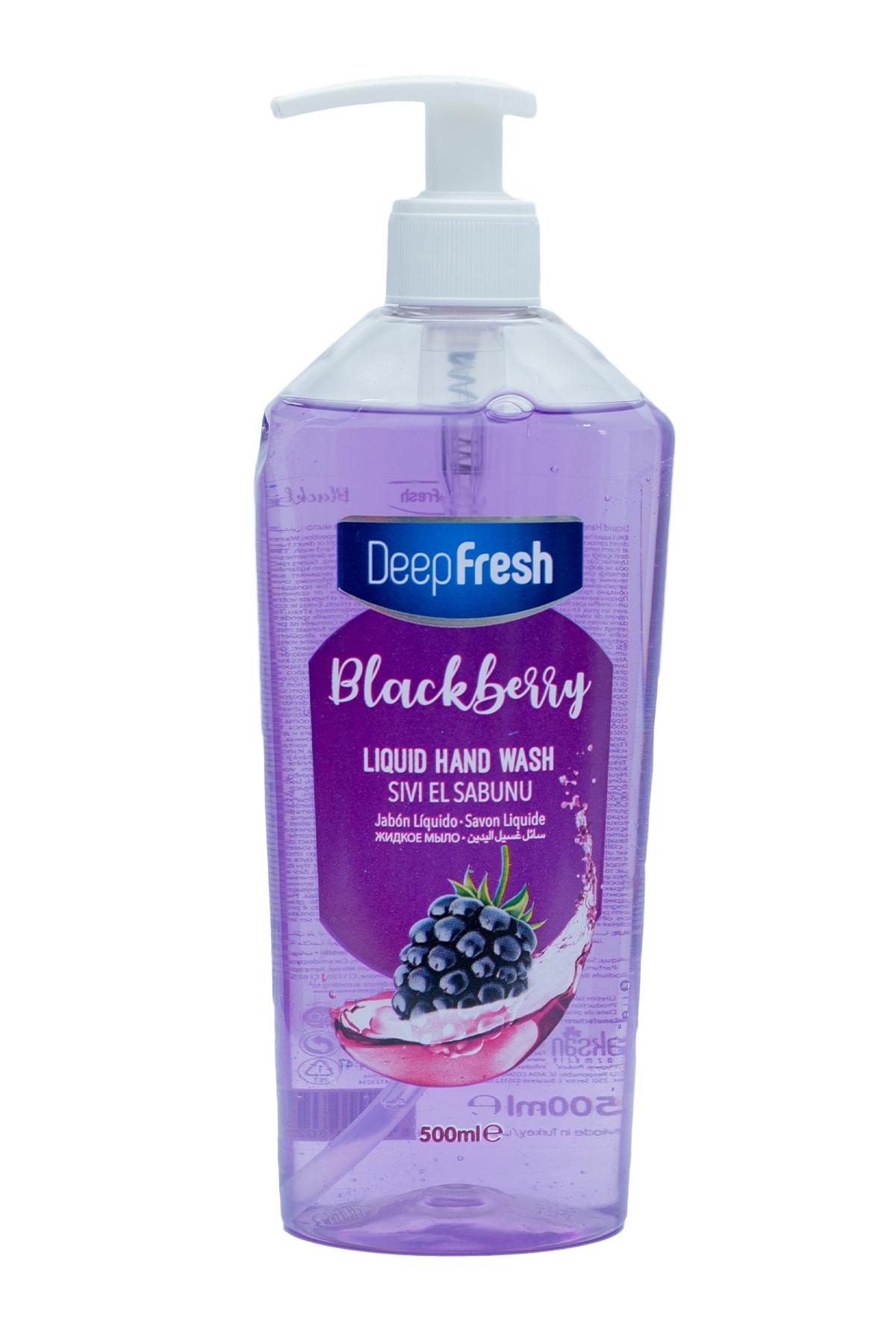 Deep Fresh Böğürtlenli Nemlendiricili Sıvı Sabun 500 ml Tekli