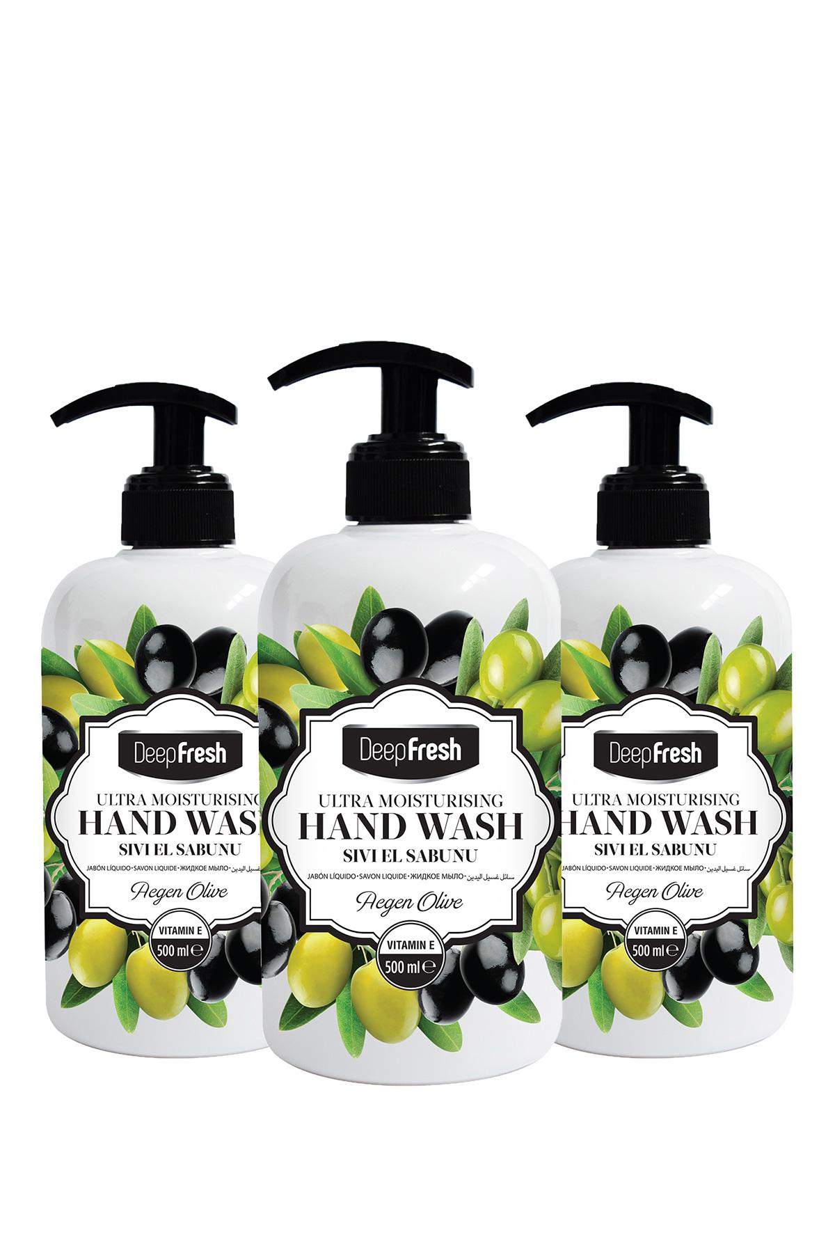 Deep Fresh Garden Ege Zeytini Nemlendiricili Sıvı Sabun 500 ml Tekli