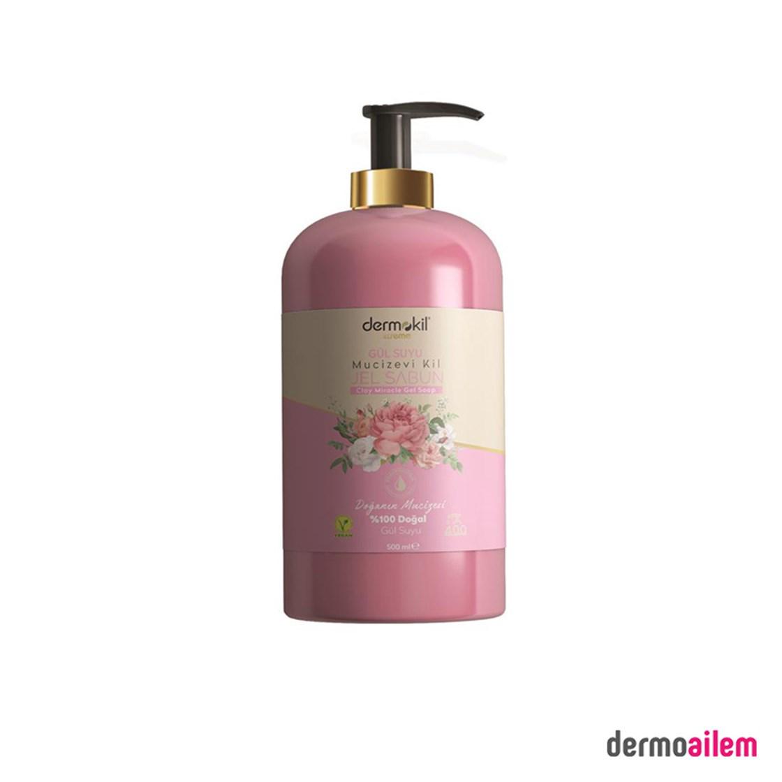 Dermokil Gül Nemlendiricili Sıvı Sabun 500 ml Tekli