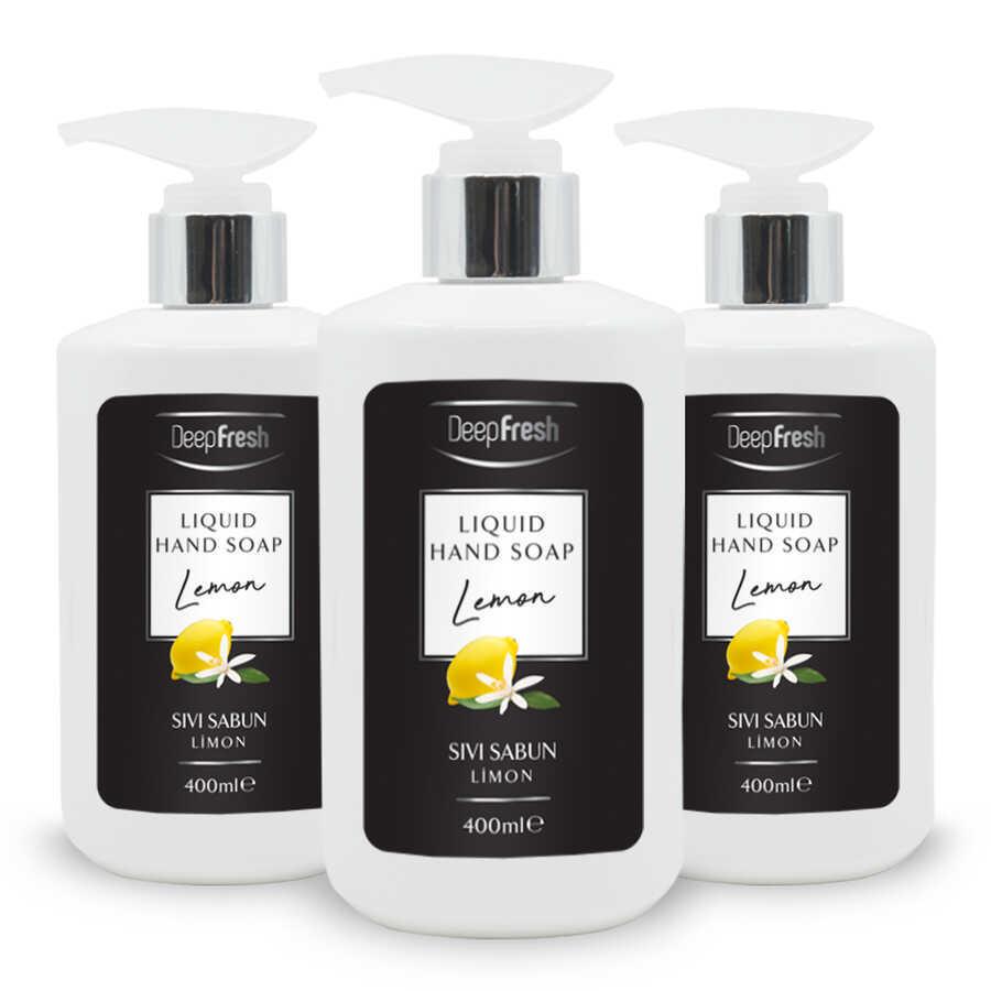 Deep Fresh Limonlu Nemlendiricili Sıvı Sabun 400 ml 3'lü