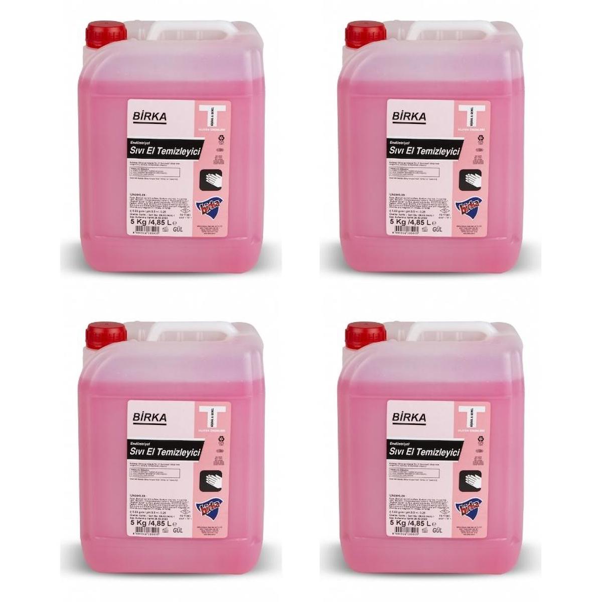 Birka Gül Sıvı Sabun 4 x 5 kg 4'lü