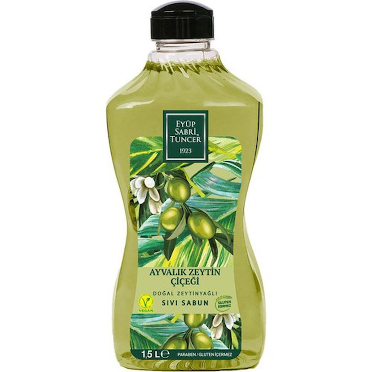 Eyüp Sabri Tuncer Ayvalık Zeytin Çiçeği Nemlendiricili Sıvı Sabun 1.5 lt Tekli
