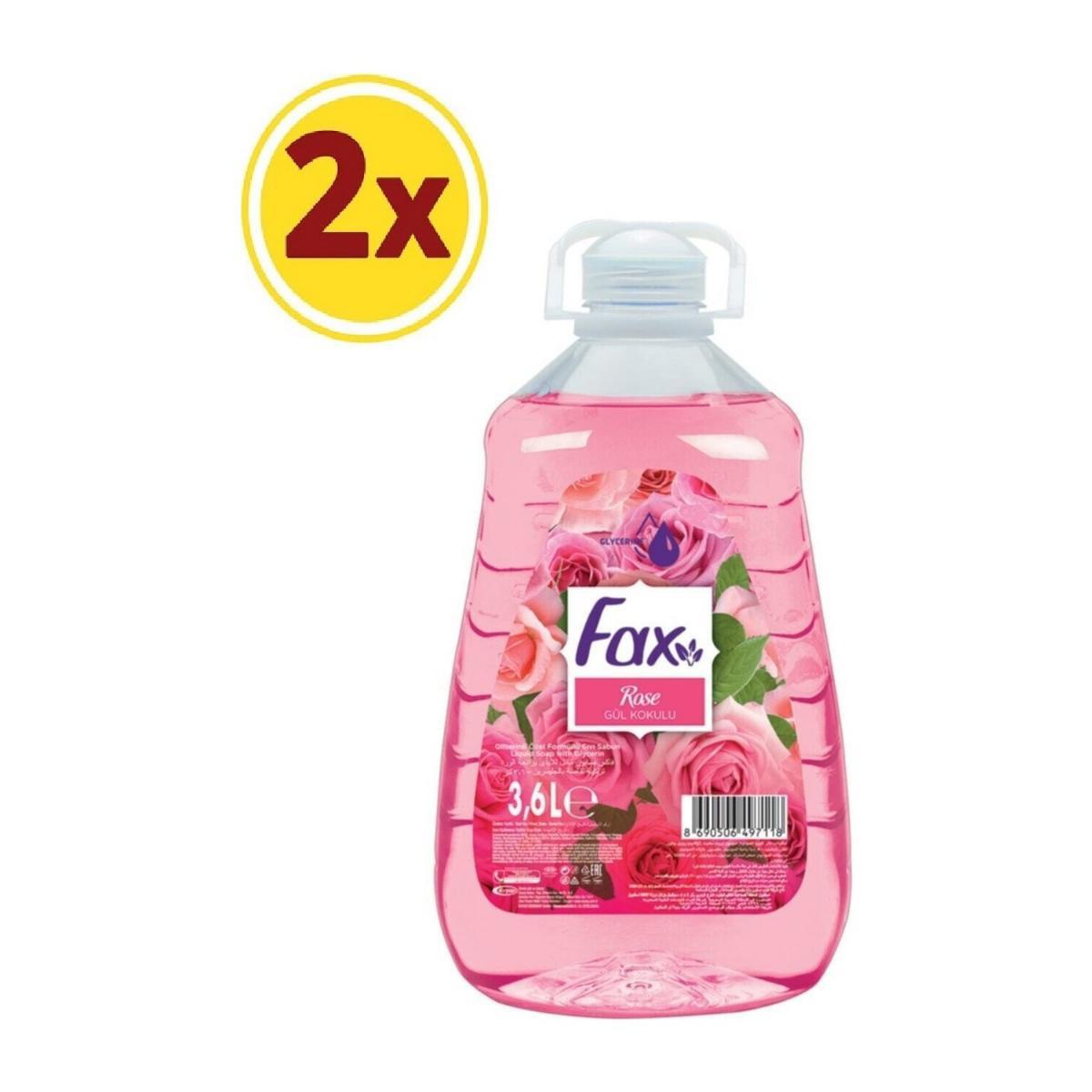 Fax Gül Nemlendiricili Sıvı Sabun 2 x 3.6 kg 2'li
