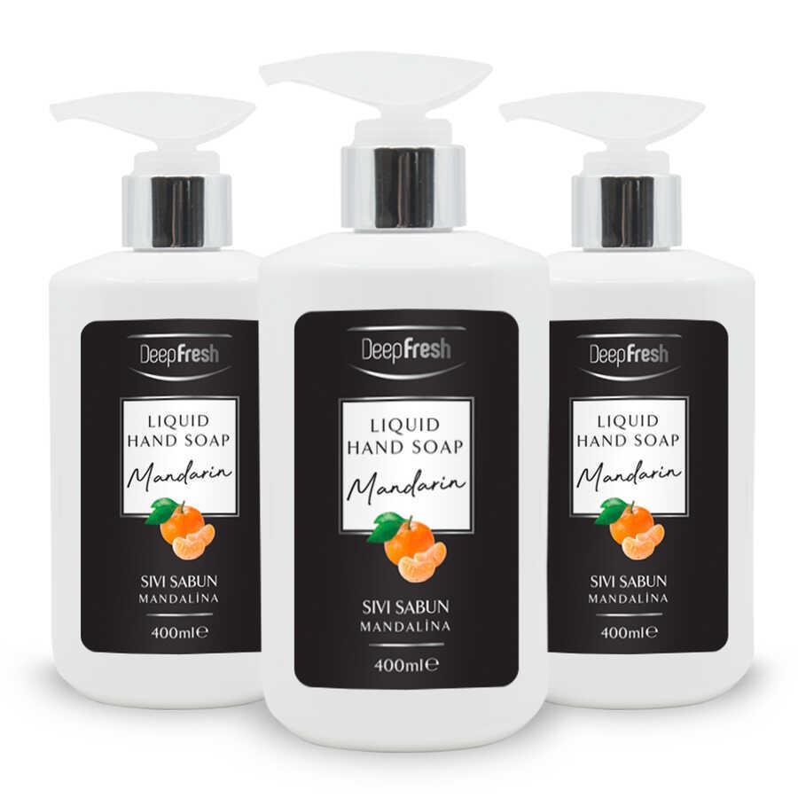 Deep Fresh Mandalina Nemlendiricili Sıvı Sabun 400 ml 3'lü